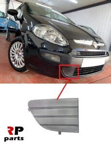 For Fiat Punto Evo New Front Bumper Foglight Grille Cover