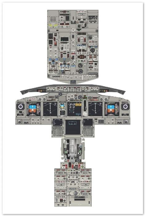 Huge Boeing 737-800 Cockpit Poster Pilot Gift Aviation Aircraft Poster - Etsy