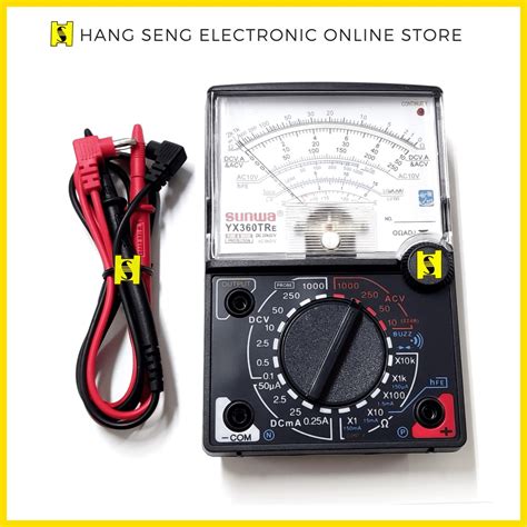 Sunwa Yx360tre Analog Multimeter Buzzer Shopee Malaysia