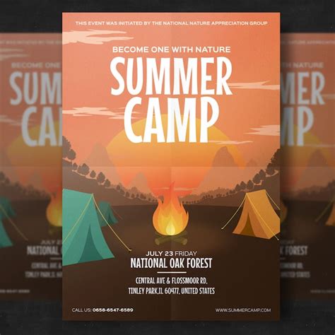 Summer Camp Flyer Template