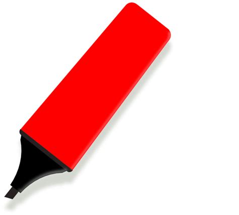 Red Marker Clip Art at Clker.com - vector clip art online, royalty free ...