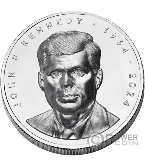 JOHN KENNEDY 1 Oz Moneda Plata 2 Fiji 2024