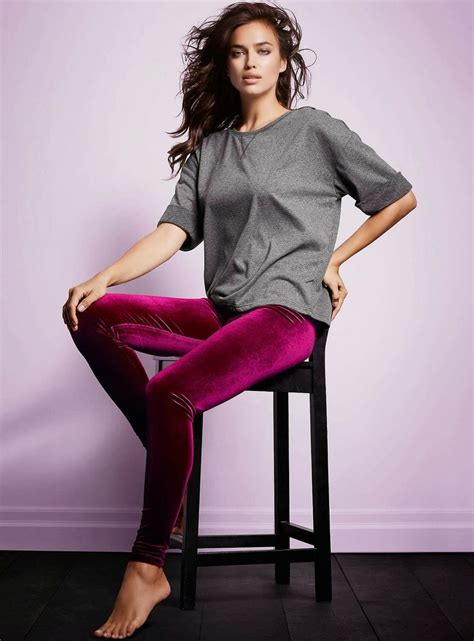 Irina Shayk Gets Into Simons Lingerie Fall Winter Looks