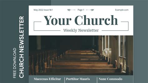 Church Newsletter Free Google Docs Template - gdoc.io