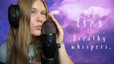 ASMR Breathy Whispers Ramble And Triggers YouTube