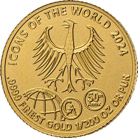 Unze Gold Ruanda Icons Of The World Jahre Grundsteinlegung