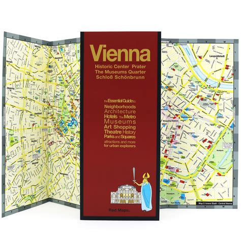 Vienna Historic City Center Foldout Map | Red Maps