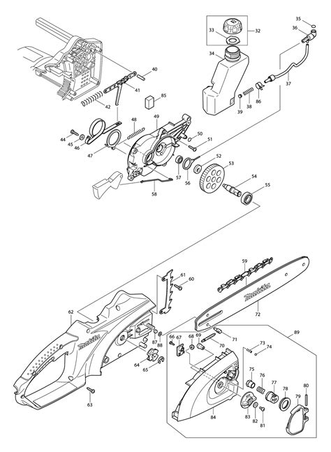 Makita Electric Chainsaw Spare Parts