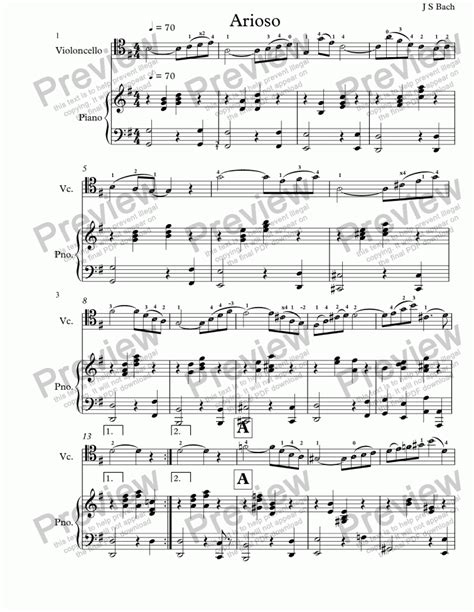 Arioso Download Sheet Music Pdf File