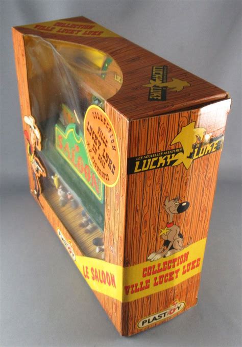 Lucky Luke Figurine PVC Plastoy Saloon Avec Luke Jumper