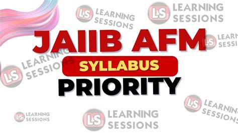 BEST WAY TO PASS JAIIB AFM EXAM 2023 AFM SYLLABUS PRIORITY CRACK