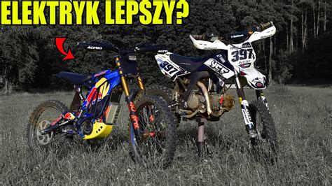 Motocykl Elektryczny Vs SPALINOWY SURRON Vs YCF SP1 150cc Na Torze