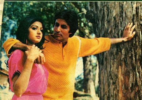 Sridevi Amitabh Bachchan With Sridevi And Jaya Prada In Aakhree Rasta