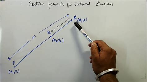 Section Formula Derivation Both For Internal And External Division Cartesian System Part 3