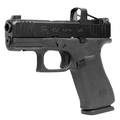 Pistola Glock G43x Mos Gen5 Cal 9mm Cano 87mm Armas Rio Preto