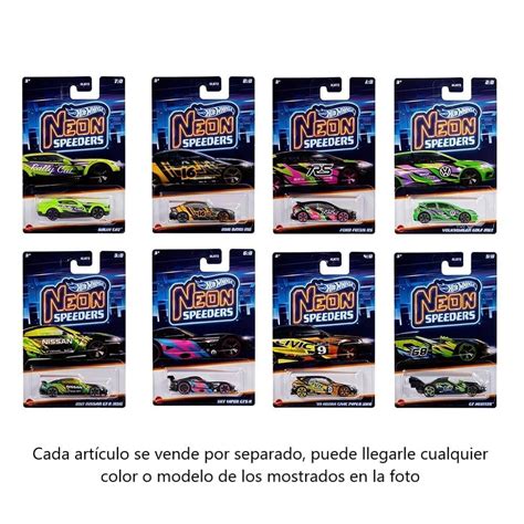 Vehículo de Colección Hot Wheels Collector Autos Neon Varios Modelos