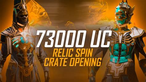 73000 Uc Relic Spin Crate Opening Pubg Mobile Arduzai Youtube