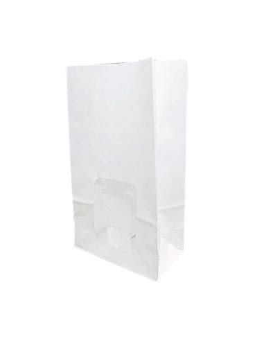 Bolsas Blancas De Papel Con Ventana