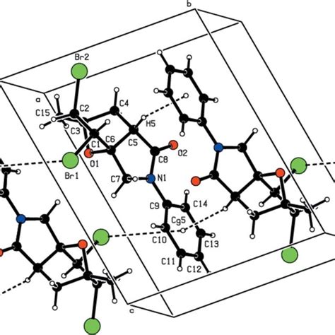 A View Of The Intermolecular C H And C Br Interactions In The