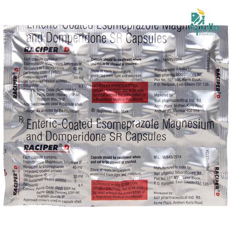 Raciper D Capsule S Price Uses Side Effects Composition Apollo