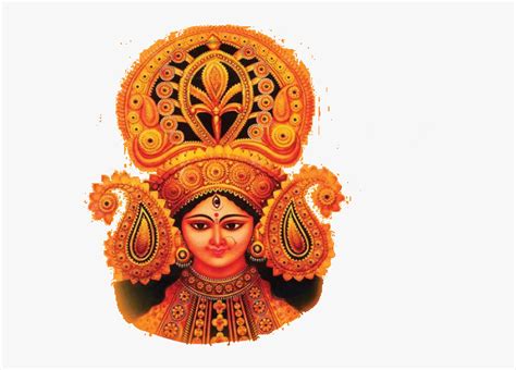 Maa Durga Image Png - Beautiful Painting Of Maa Durga, Transparent Png ...