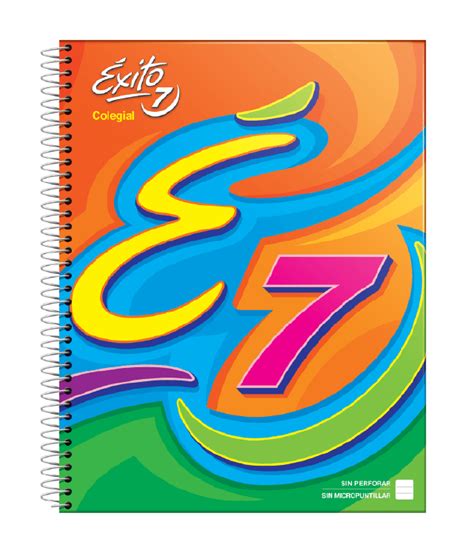 CUADERNO ESPIRAL E7 21X27 COLEGIAL TAPA DURA 60 HOJAS RAYA 100 G M2