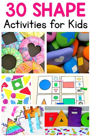 30 Fun Shape Activities For Kids to Learn Shapes