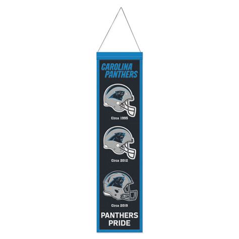 Panthers Evolution Banner Pro Football Hall Of Fame