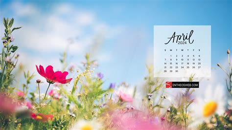 April 2025 Desktop Calendar Wallpaper Free - Alyss Deloria