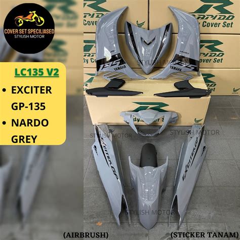 Lc V S S Es Exciter Gp Nardo Grey Rapido Cover Set Sticker