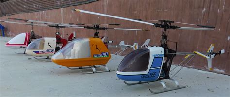 Hirobo Falcon Helicopters