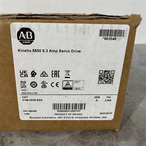 H Ers Allen Bradley Free Shipping New Sealed Kinetix Servo