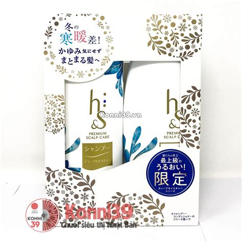 Dầu Gội Xả Hs Premium Scalp Care 370mlx2 Chuỗi Siêu Thị Nhật Bản Nội địa Made In Japan