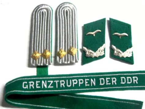 Nva Schulterst Cke Leutnant Grenztruppen Der Ddr Nva