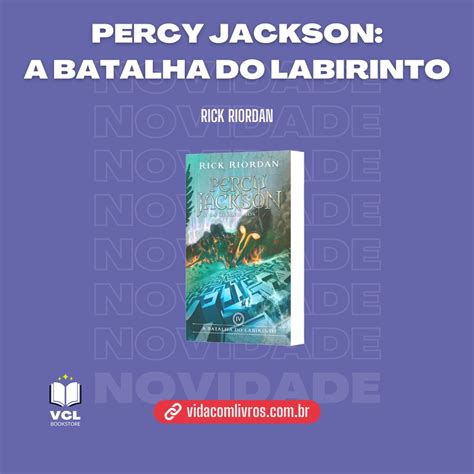 Livro Percy Jackson A Batalha Do Labirinto Rick Riodan LACRADO