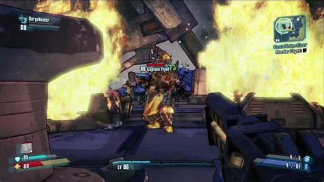 Borderlands 2 Co Op With Surgehunter [part 3] Fighting Captain Flynt Youtube