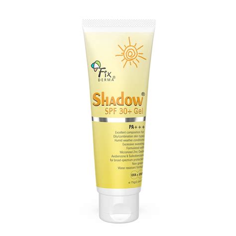 Fixderma Shadow Sunscreen Spf Gel For Oily Skin Acne Prone