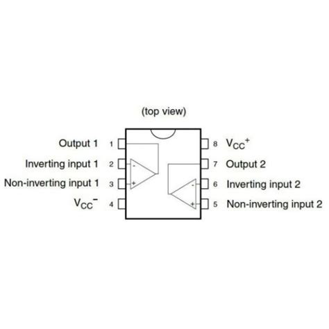 JRC4558 Dual Operational Amplifier Equivalent Pinout 45 OFF