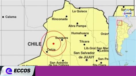 Jujuy Un Fuerte Sismo De 64 Grados De Magnitud Sacudió La Provincia Eccos Multimedios