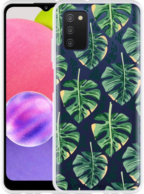 Samsung Galaxy A03s Hoesje Palm Leaves Large Designed By Cazy Bol