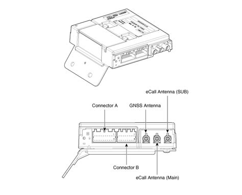 Kia Cee D Emergency Call Ecall Unit Components And Components