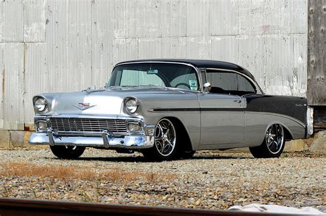 1956 Aire Bel Autos Chevy Mod Resto Fondo De Pantalla HD