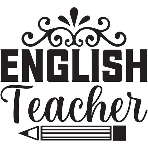 English teacher design 14836620 Vector Art at Vecteezy