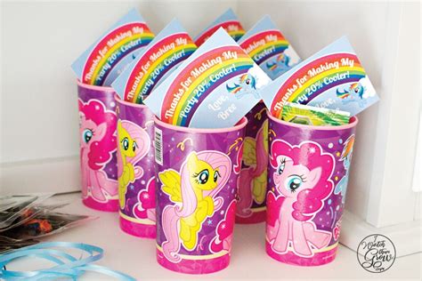 Free MLP Rainbow Dash Birthday Party Printables