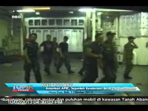 TOPIK ANTV KTT APEC 2013 KRI Banda Aceh Siaga Di Nusa Dua YouTube