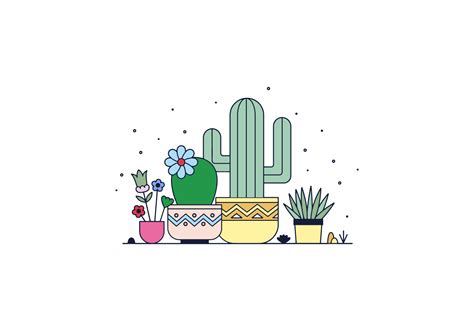 Cactus Vector 134308 Vector Art at Vecteezy