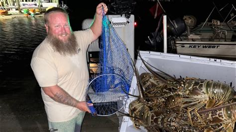 Fastest Way To Catch Lobster In The Keys Bully Netting Catch Clean