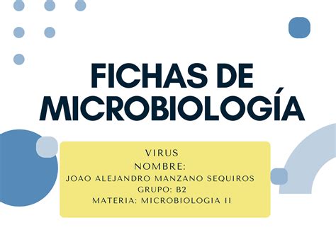 Virus Resumen Microbiolog A Ii Fichas De Microbiolog A V I R U S N