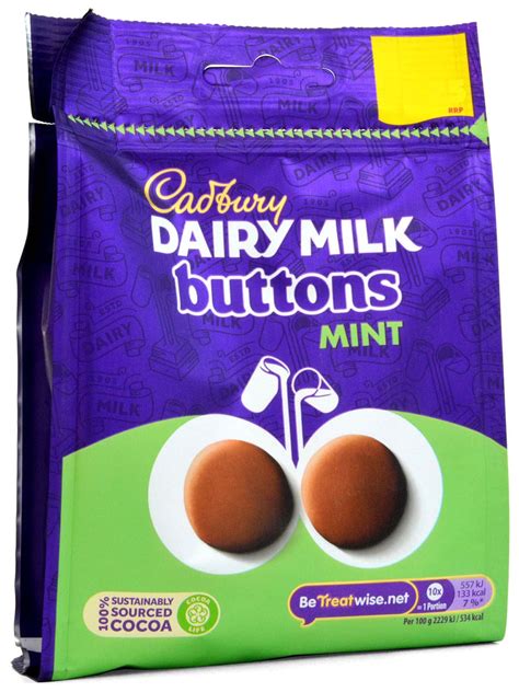 Michelles Specialities Cadbury Dairy Milk Buttons Mint G