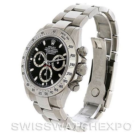 Rolex Preowned Cosmograph Daytona SS Mens Watch 116520 With Box